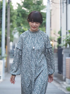 WHYTO "VINTAGE FLOWER DERSS GREEN"