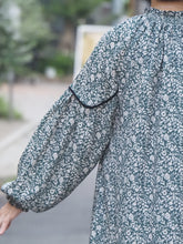 画像をギャラリービューアに読み込む, WHYTO &quot;VINTAGE FLOWER DERSS GREEN&quot;
