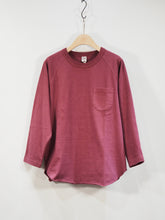画像をギャラリービューアに読み込む, BARNS OURFITTERS “90‛s ヘヴィーウェイト 8分袖 ベースボールTシャツ BURGANDY“
