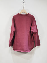 画像をギャラリービューアに読み込む, BARNS OURFITTERS “90‛s ヘヴィーウェイト 8分袖 ベースボールTシャツ BURGANDY“
