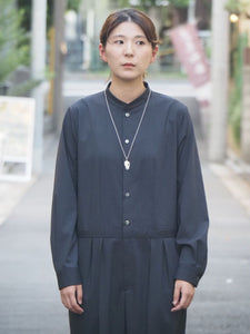 MIDIUMISOLID "ジャンプスーツ CHARCOAL"