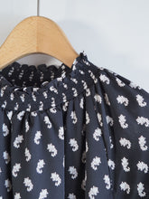 画像をギャラリービューアに読み込む, WHYTO &quot;VINTAGE FLOWER DERSS BLACK&quot;
