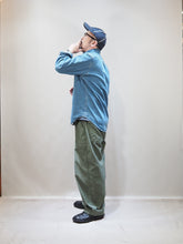 画像をギャラリービューアに読み込む, BARNS OUTFITTERS "8ozデニム ボタンダウンシャツ Lt INDIGO"

