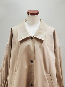 WHYTO "TENT LINE COAT BEIGE"