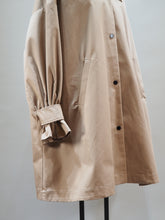 画像をギャラリービューアに読み込む, WHYTO &quot;TENT LINE COAT BEIGE&quot;
