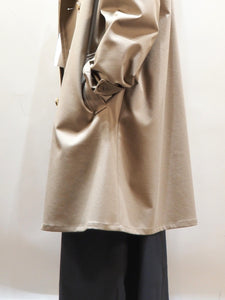 mizuiroind "ポリエステルシャンブレー トレンチコート BEIGE"