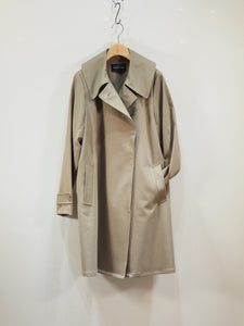 mizuiroind "ポリエステルシャンブレー トレンチコート BEIGE"