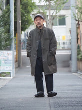 画像をギャラリービューアに読み込む, AUDIENCE &quot;コットンナイロン高密度ポプリン M-90 スタンドモッズコート OLIVE&quot;
