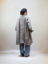 画像をギャラリービューアに読み込む, WHYTO &quot;TENT LINE COAT BROWN CHECK&quot;
