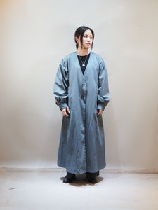 MIDIUMISOLID "3way ケープコート BLUE GRAY"