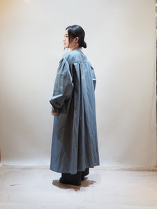 MIDIUMISOLID "3way ケープコート BLUE GRAY"