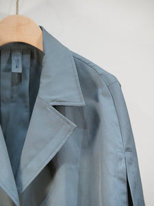 MIDIUMISOLID "3way ケープコート BLUE GRAY"