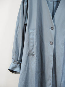 MIDIUMISOLID "3way ケープコート BLUE GRAY"