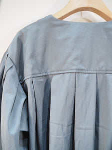 MIDIUMISOLID "3way ケープコート BLUE GRAY"