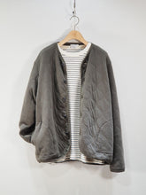 画像をギャラリービューアに読み込む, SPINNER BAIT &quot;ミリタリーキルト カーディガン KHAKI&quot;
