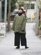 画像をギャラリービューアに読み込む, KHA:KI &quot;MIL QUILT ZIP UP JACKET OLIVE&quot;
