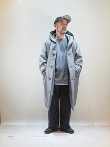 miffew "WOOL HOODED DOWN COAT 千鳥格子"