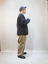 画像をギャラリービューアに読み込む, BARNS OUTFITTERS &quot;ユーティリティ ボア カーディガン BLACK&quot;
