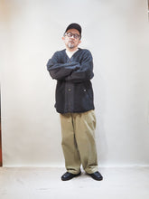 画像をギャラリービューアに読み込む, BARNS OUTFITTERS &quot;ユーティリティ ボア カーディガン BLACK&quot;
