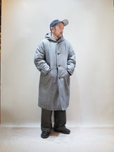 画像をギャラリービューアに読み込む, miffew &quot;WOOL HOODED DOWN COAT 千鳥格子&quot;
