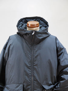 miffew "ZIP UP DOWN PARKA BLACK"