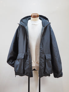 miffew "ZIP UP DOWN PARKA BLACK"