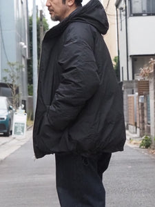 miffew "ZIP UP DOWN PARKA BLACK"