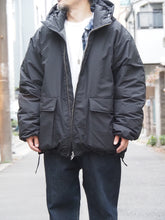 画像をギャラリービューアに読み込む, miffew &quot;ZIP UP DOWN PARKA BLACK&quot;
