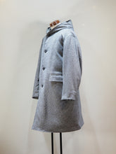 画像をギャラリービューアに読み込む, miffew &quot;WOOL HOODED DOWN COAT 千鳥格子&quot;
