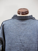 画像をギャラリービューアに読み込む, GUERNSEY WOOLLENS &quot;オーバーサイズ ガンジーセーター CHARCOAL&quot;
