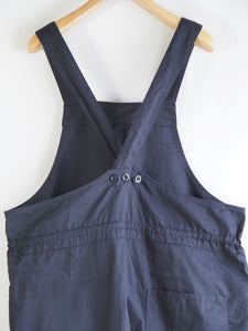 NOUVELLES DU PARADIS "コットンバーバリー サロペット NAVY"