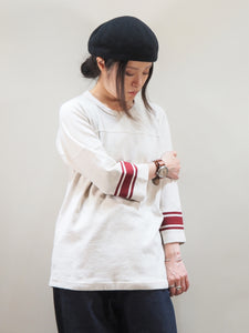 BARNS "ヘビーフライス FOOTBALL Tシャツ"