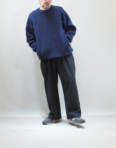 melple "ウールパイル クルーネック プルオーバー"